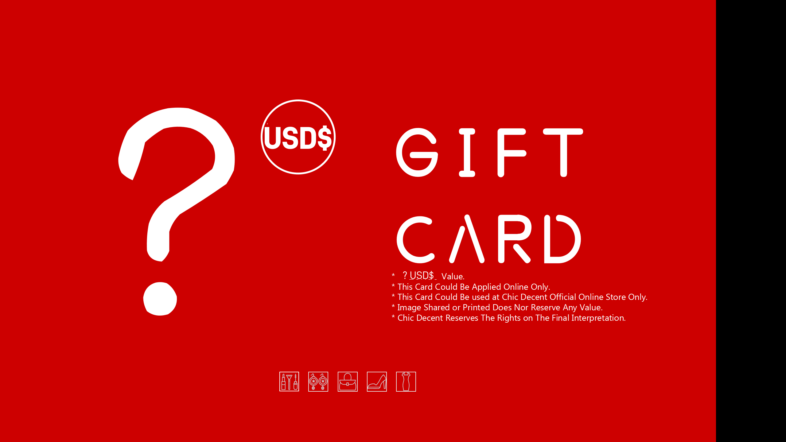 Chic Decent Gift Card in USD