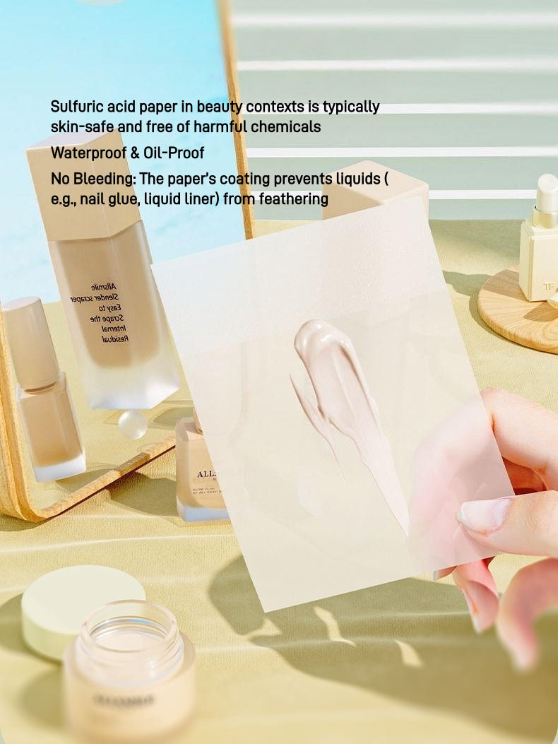 Allsmile 一次性粉底纸 100 张