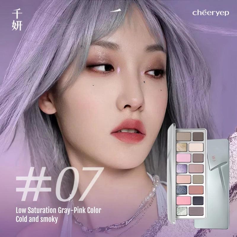 Cheeryep 千妍本色主演十六色眼影盘