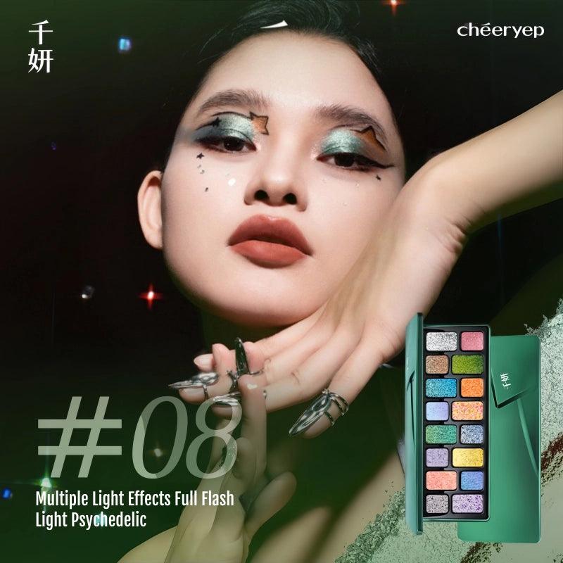 Cheeryep 千妍本色主演十六色眼影盘