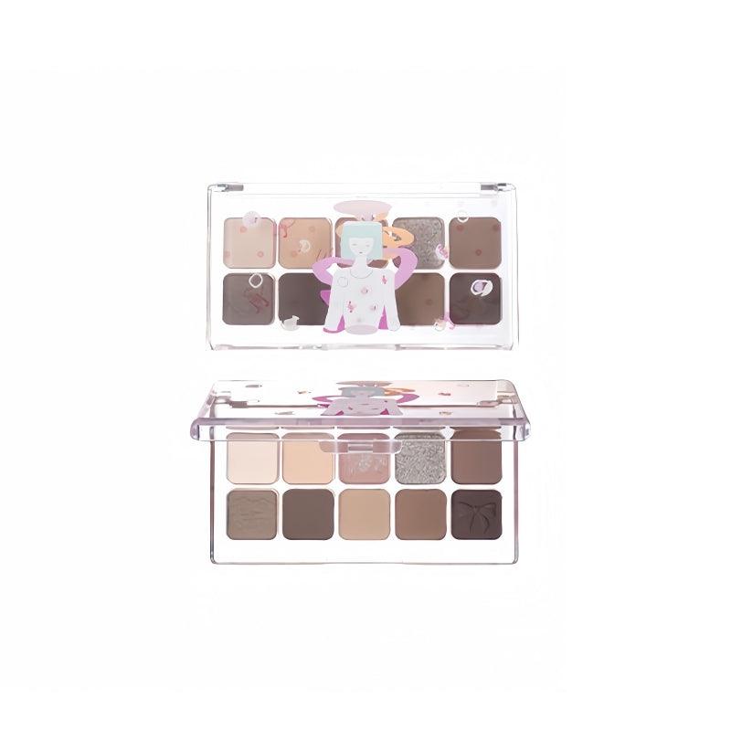 FLORTTE Wackky 10 Colors Eyeshadow Palette 7.5g