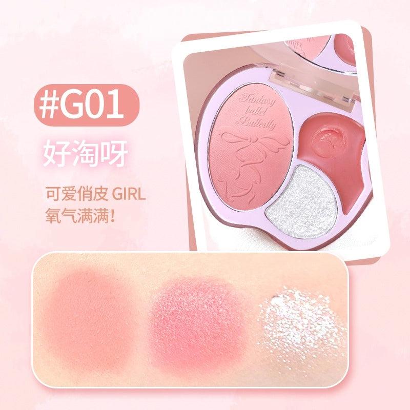 GOGO TALES 戈戈舞微醺时刻腮红高光粉盘 9g