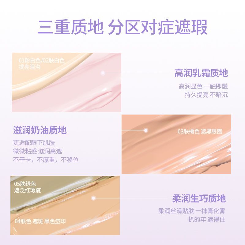 GirlsCrush 倍润无暇五色遮瑕盘 7.5 克