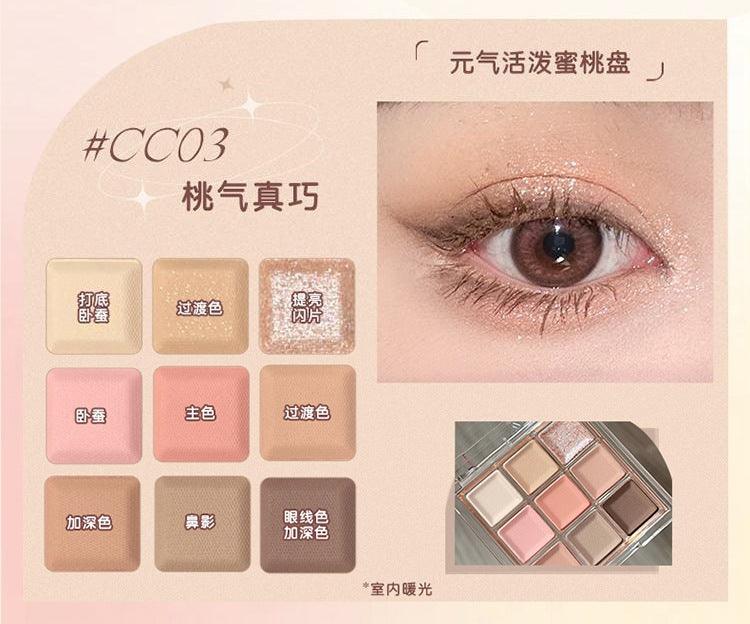 JILL LEEN Chocolate 9 Colors Eye Palette 9g
