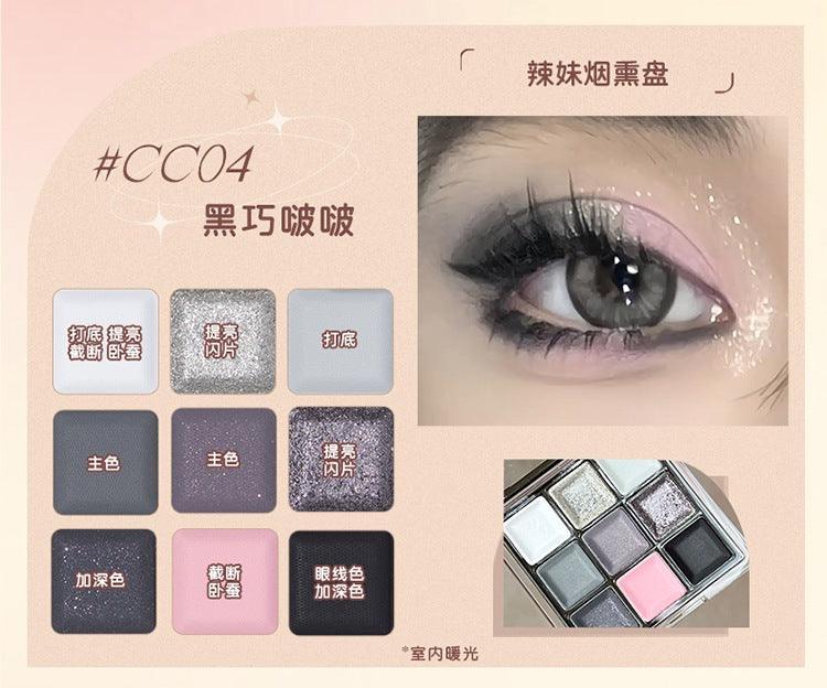 JILL LEEN Chocolate 9 Colors Eye Palette 9g